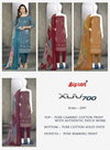 XUV 2597 By Bipson Cambric Cotton Printed Dress Material Wholesale Market In Surat